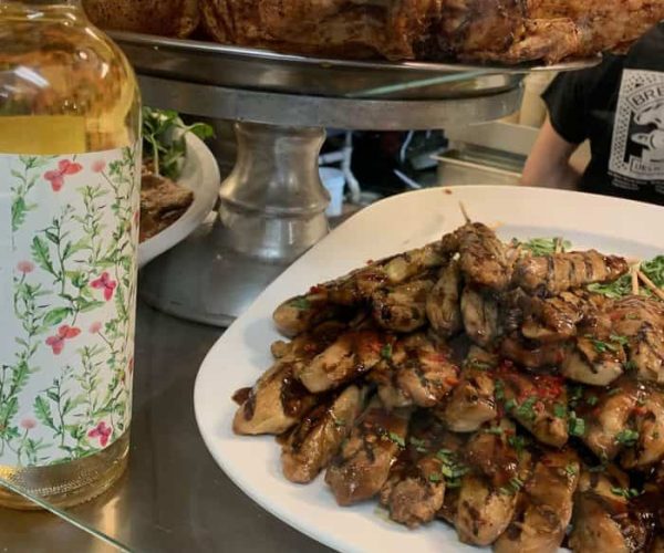 Roasted Chicken & Chicken Satay